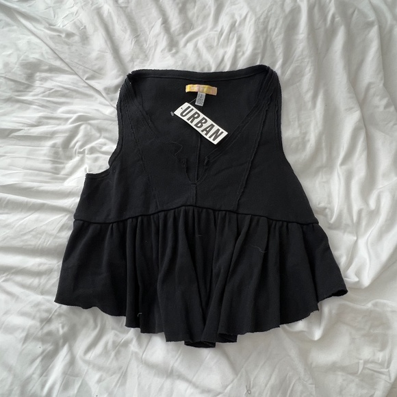 Urban Outfitters Tops - Urban outfitters tank top   Size small Condition:  NWT Color: black  Details :